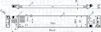 Magneti Marelli 350213221200 - Радіатор, охолодження двигуна autocars.com.ua