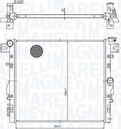 Magneti Marelli 350213221600 - Радіатор, охолодження двигуна autocars.com.ua