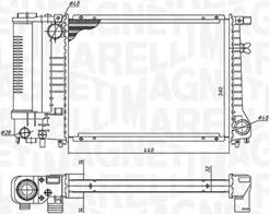 Magneti Marelli 350213240000 - Радиатор, охлаждение двигателя avtokuzovplus.com.ua