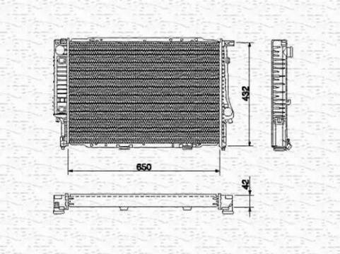 Magneti Marelli 350213423000 - Радіатор, охолодження двигуна autocars.com.ua