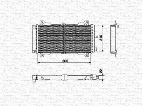 Magneti Marelli 350213458000 - Радіатор, охолодження двигуна autocars.com.ua