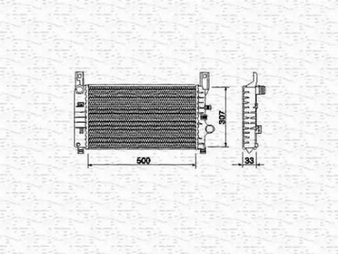 Magneti Marelli 350213492000 - Радиатор, охлаждение двигателя avtokuzovplus.com.ua