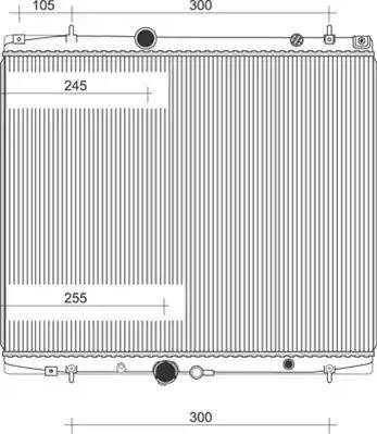 Magneti Marelli 350213903000 - Радиатор, охлаждение двигателя autodnr.net