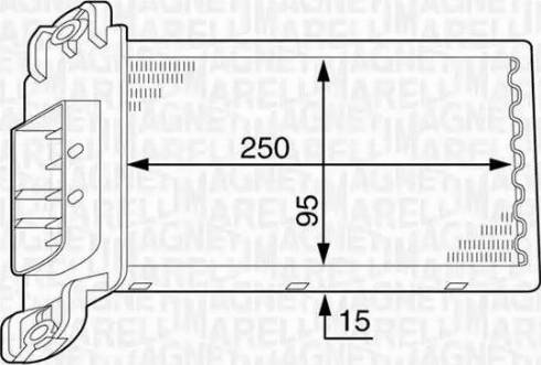 Magneti Marelli 350218317000 - Теплообменник, отопление салона avtokuzovplus.com.ua