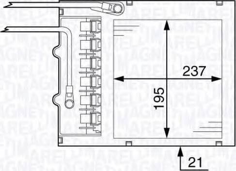 Magneti Marelli 350218333000 - Теплообменник, отопление салона avtokuzovplus.com.ua