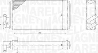 Magneti Marelli 350218403000 - Теплообменник, отопление салона autodnr.net