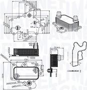 Magneti Marelli 350300000400 - Масляный радиатор, двигательное масло avtokuzovplus.com.ua