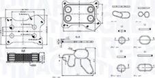 Magneti Marelli 350300001300 - Масляный радиатор, двигательное масло avtokuzovplus.com.ua