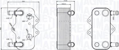 Magneti Marelli 350300002100 - Масляный радиатор, двигательное масло avtokuzovplus.com.ua