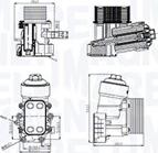 Magneti Marelli 350300003400 - Масляний радіатор, рухове масло autocars.com.ua