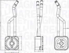 Magneti Marelli 350300003800 - Масляний радіатор, рухове масло autocars.com.ua