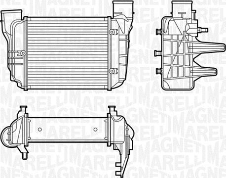 Magneti Marelli 351319201170 - Интеркулер autocars.com.ua