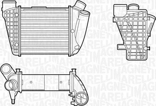 Magneti Marelli 351319201180 - Интеркулер autocars.com.ua