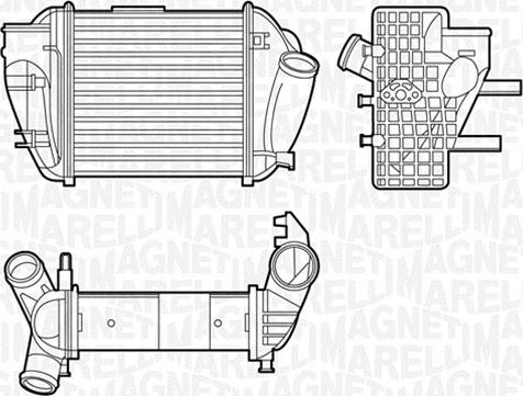 Magneti Marelli 351319201190 - Интеркулер autocars.com.ua