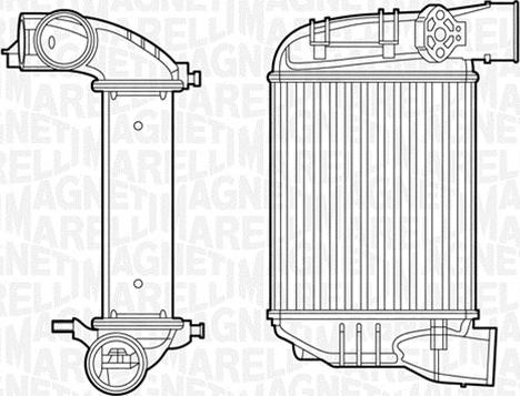 Magneti Marelli 351319201200 - Интеркулер autocars.com.ua