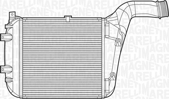 Magneti Marelli 351319201370 - Интеркулер autocars.com.ua