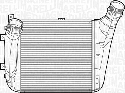 Magneti Marelli 351319201380 - Интеркулер autocars.com.ua