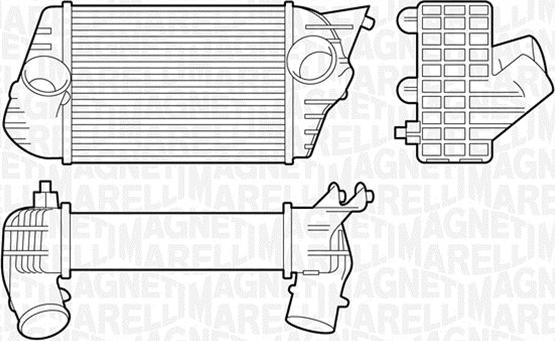 Magneti Marelli 351319201430 - Интеркулер autocars.com.ua