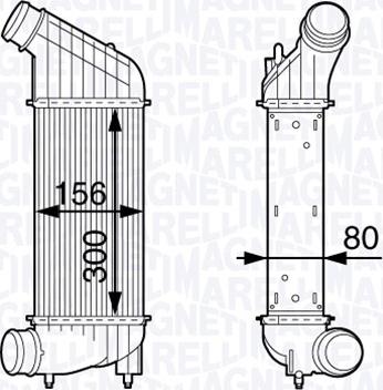 Magneti Marelli 351319202040 - Интеркулер autocars.com.ua