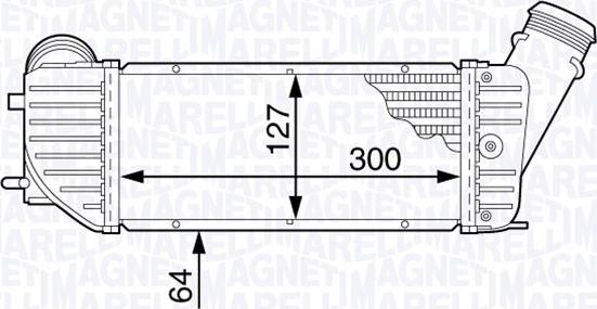 Magneti Marelli 351319202200 - Интеркулер autocars.com.ua