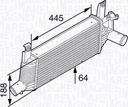 Magneti Marelli 351319202240 - Интеркулер autocars.com.ua