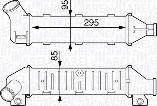 Magneti Marelli 351319202360 - Интеркулер autocars.com.ua