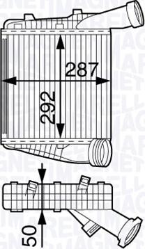 Magneti Marelli 351319202400 - Интеркулер autocars.com.ua