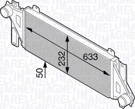 Magneti Marelli 351319202580 - Интеркулер autocars.com.ua