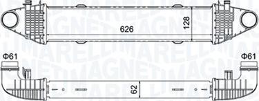 Magneti Marelli 351319204520 - Интеркулер autocars.com.ua