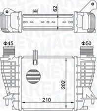 Magneti Marelli 351319204710 - Интеркулер autocars.com.ua