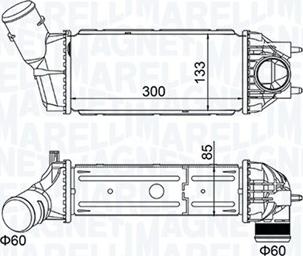 Magneti Marelli 351319205130 - Интеркулер autocars.com.ua