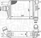 Magneti Marelli 351319205160 - Интеркулер autocars.com.ua