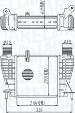 Magneti Marelli 351319205320 - Интеркулер autocars.com.ua