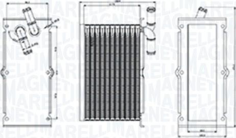 Magneti Marelli 351319205380 - Интеркулер autocars.com.ua