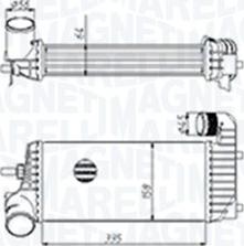 Magneti Marelli 351319205440 - Интеркулер, теплообменник турбины avtokuzovplus.com.ua