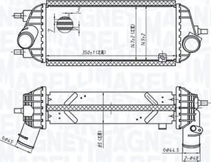 Magneti Marelli 351319205730 - Интеркулер autocars.com.ua