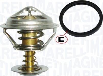 Magneti Marelli 352317101620 - Термостат, охлаждающая жидкость avtokuzovplus.com.ua