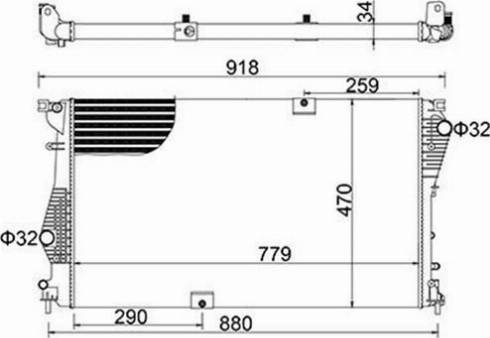 Magneti Marelli 359000310020 - Радіатор, охолодження двигуна autocars.com.ua