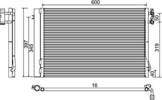 Magneti Marelli 359003220290 - Конденсатор кондиционера avtokuzovplus.com.ua