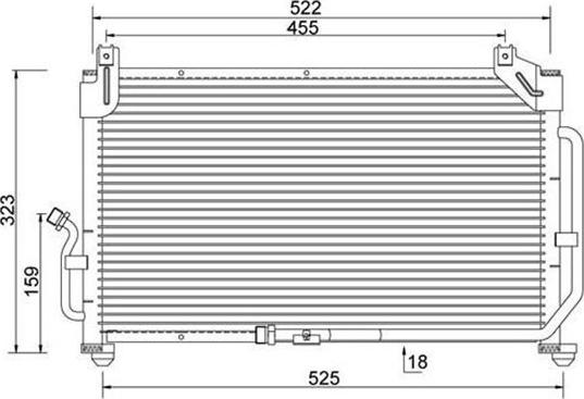 Magneti Marelli 359003220490 - Конденсатор, кондиціонер autocars.com.ua