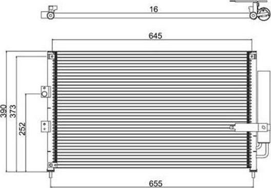 Magneti Marelli 359003220790 - Конденсатор кондиционера avtokuzovplus.com.ua