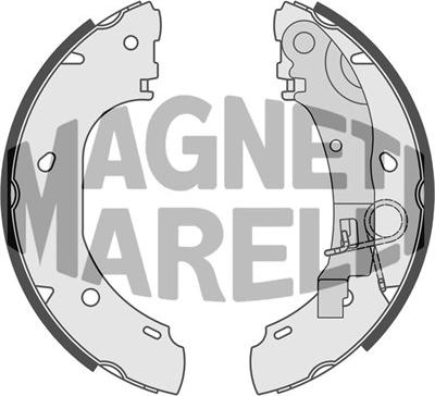 Magneti Marelli 360219192178 - Тормозные башмаки, барабанные avtokuzovplus.com.ua