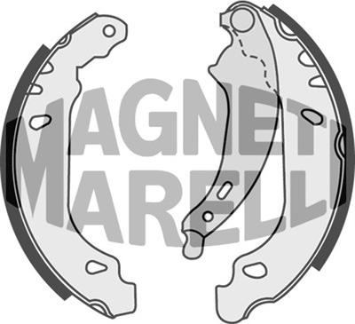 Magneti Marelli 360219192191 - Тормозные башмаки, барабанные avtokuzovplus.com.ua