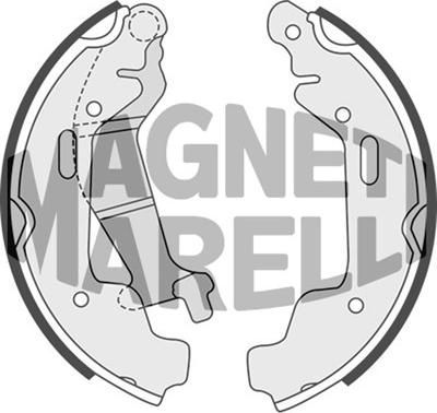 Magneti Marelli 360219198314 - Гальмівні колодки autocars.com.ua