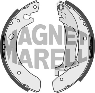 Magneti Marelli 360219198319 - Тормозные башмаки, барабанные avtokuzovplus.com.ua