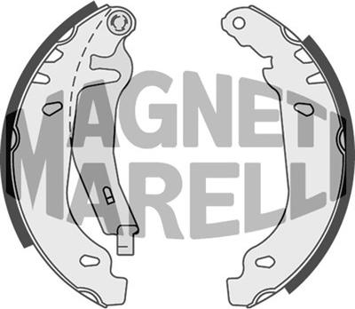 Magneti Marelli 360219198350 - Тормозные башмаки, барабанные avtokuzovplus.com.ua