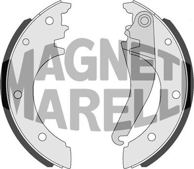 Magneti Marelli 360219198356 - Тормозные башмаки, барабанные avtokuzovplus.com.ua