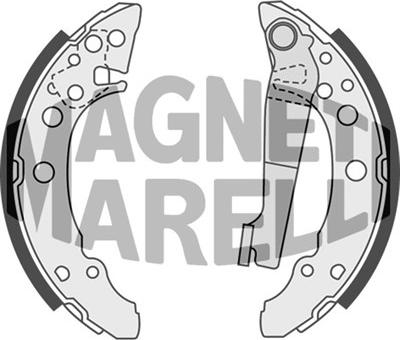 Magneti Marelli 360219198363 - Тормозные башмаки, барабанные avtokuzovplus.com.ua