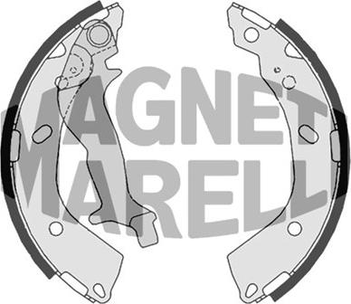 Magneti Marelli 360219198372 - Тормозные башмаки, барабанные autodnr.net