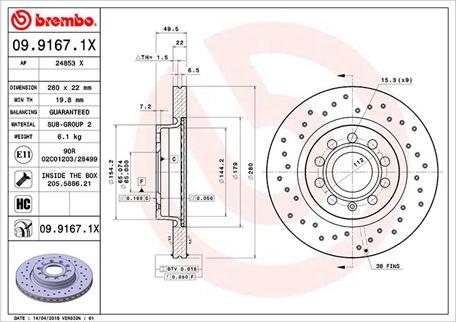 Magneti Marelli 360406002002 - Гальмівний диск autocars.com.ua